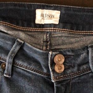 Hudson low rise skinny jeans